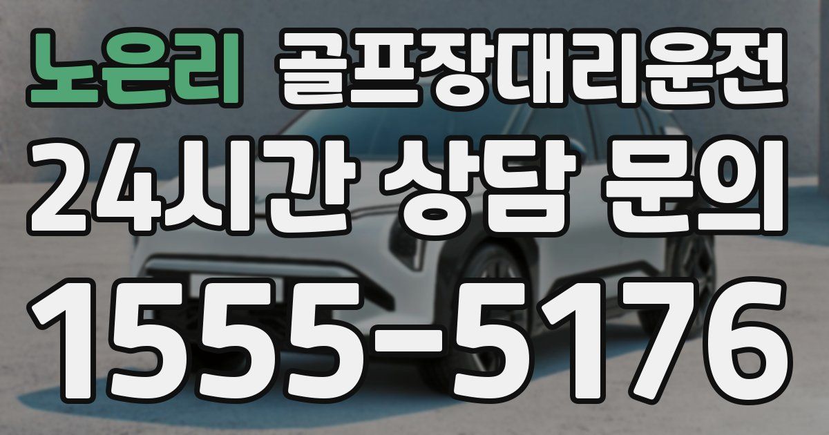 골프장대리운전 서비스