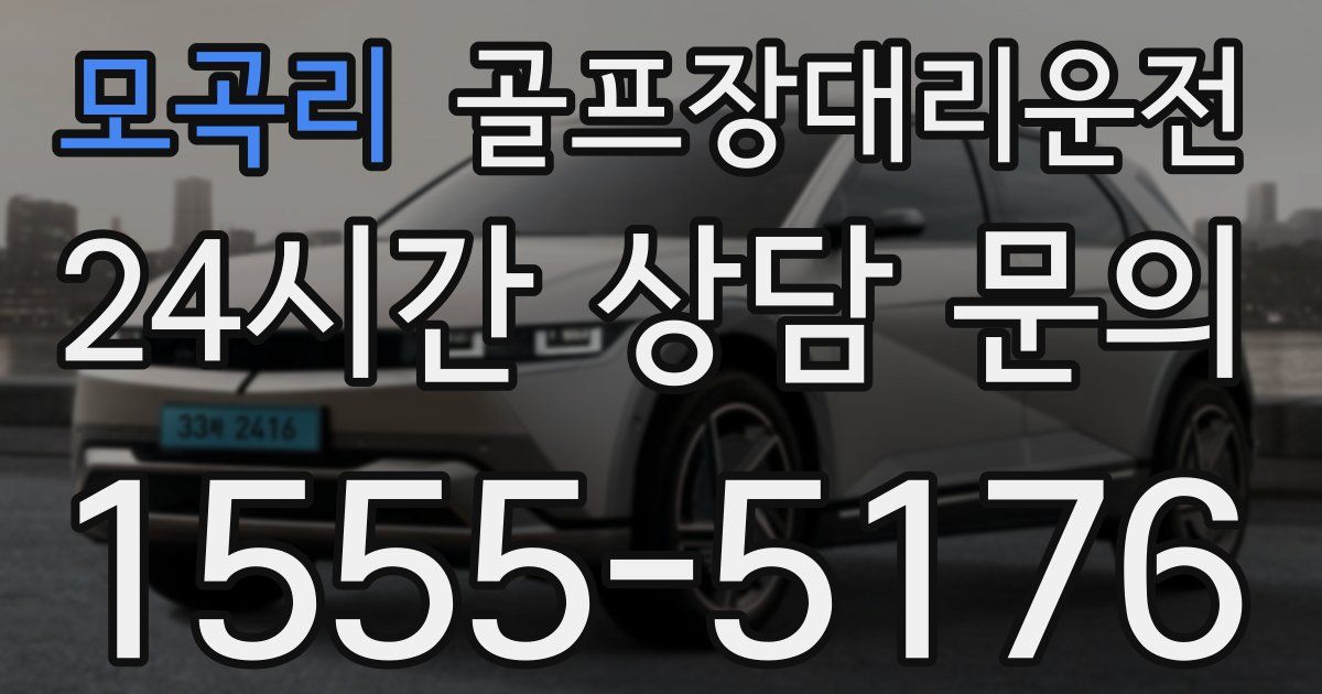 골프장대리운전 서비스