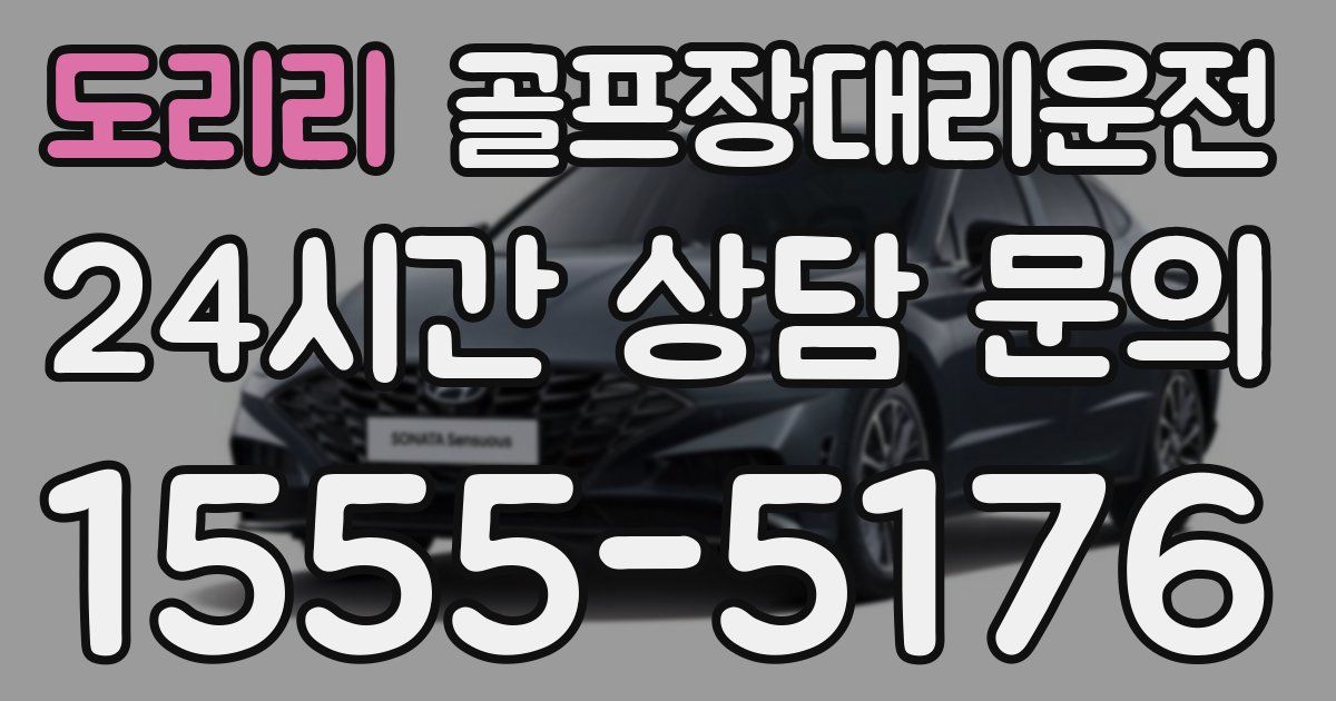 골프장대리운전 서비스