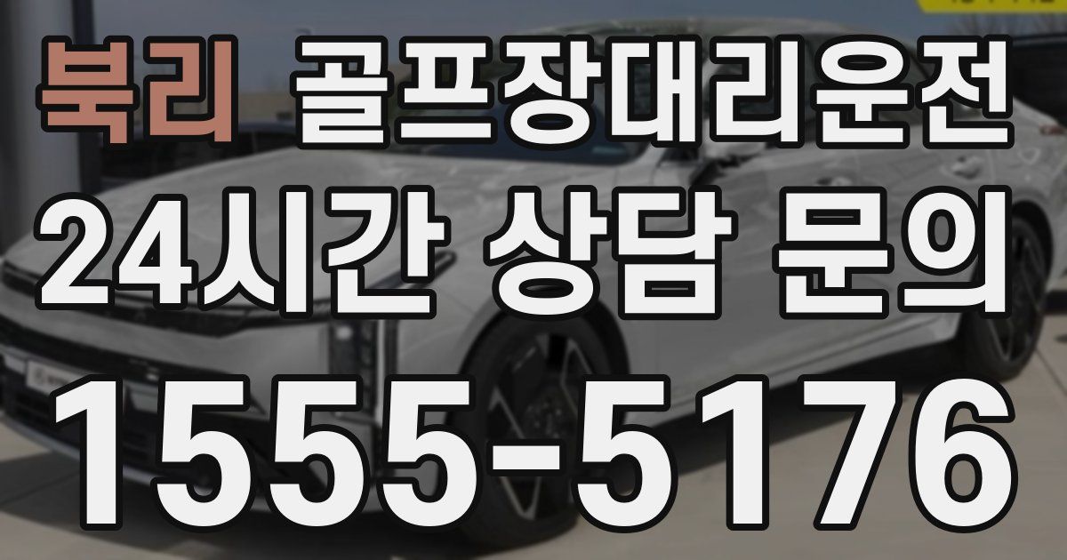 골프장대리운전 서비스