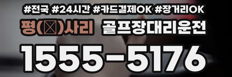 평(平)사리 골프장대리운전