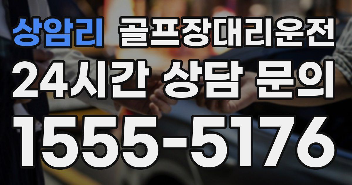 골프장대리운전 서비스