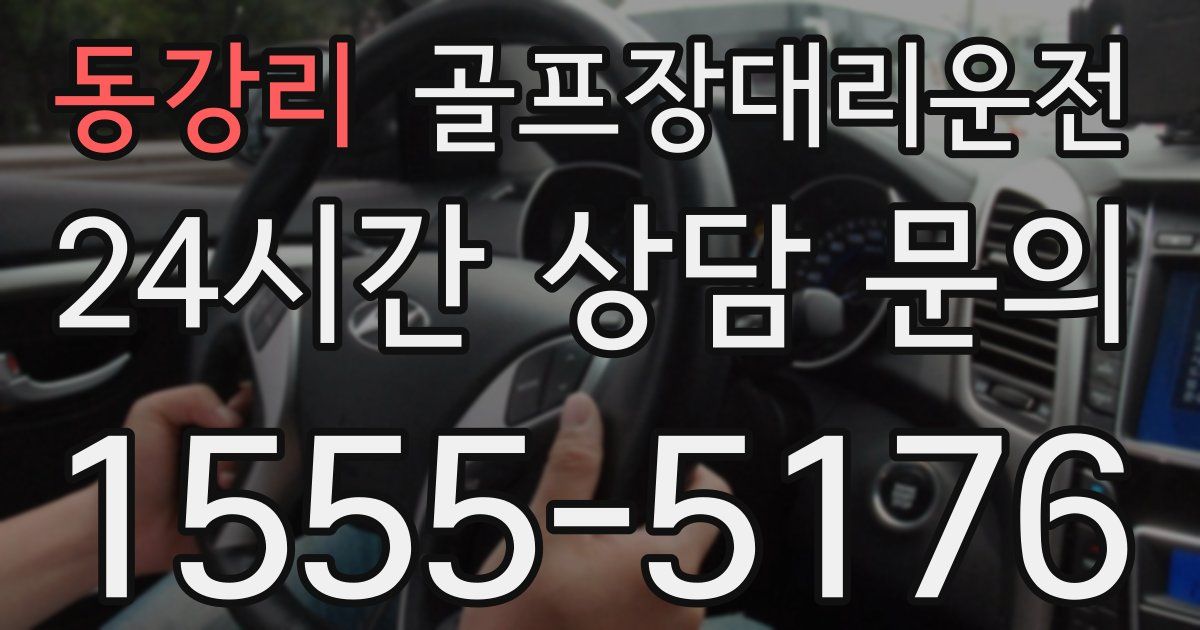 골프장대리운전 서비스