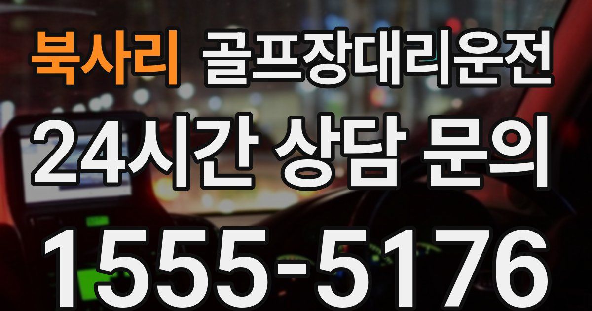 골프장대리운전 서비스