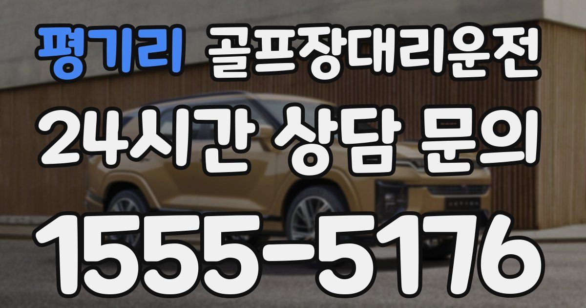 골프장대리운전 서비스