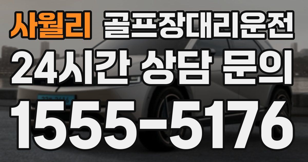 골프장대리운전 서비스
