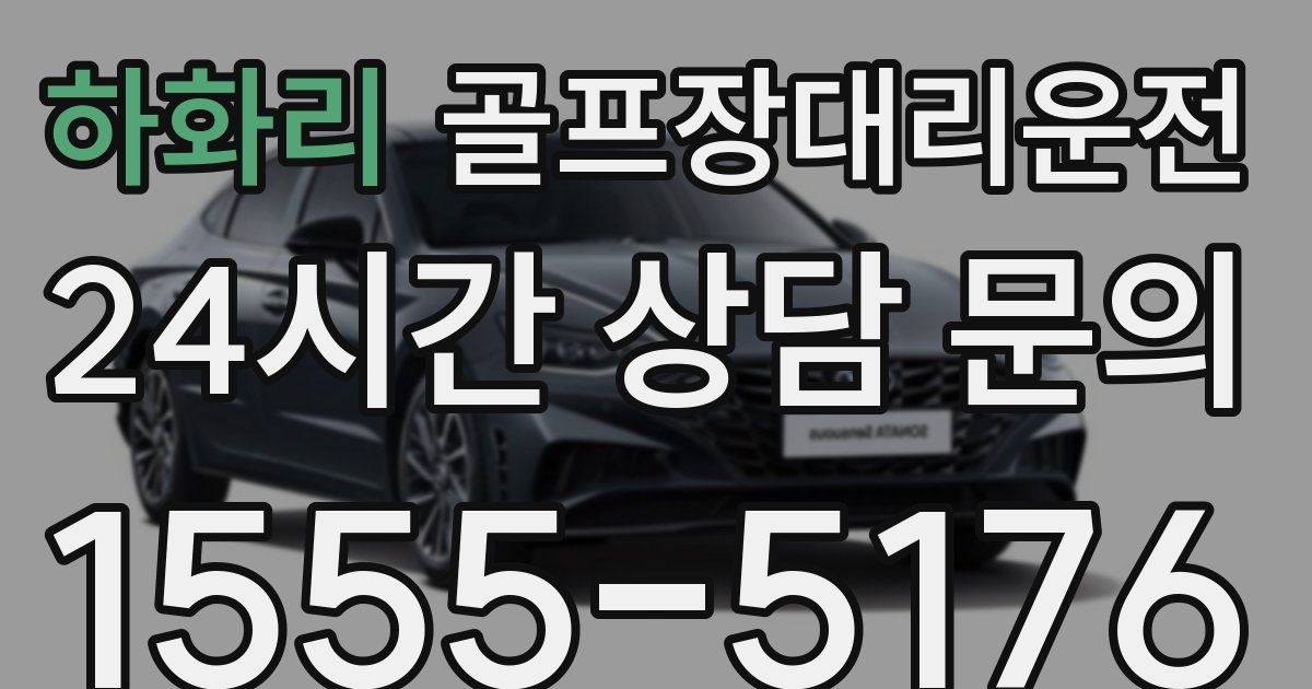 골프장대리운전 서비스