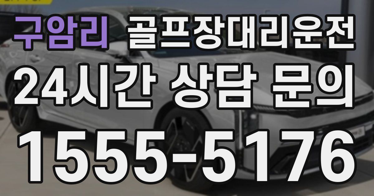 골프장대리운전 서비스