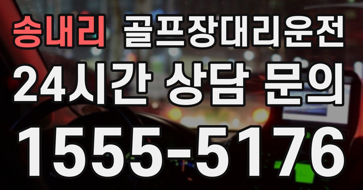 골프장대리운전 서비스