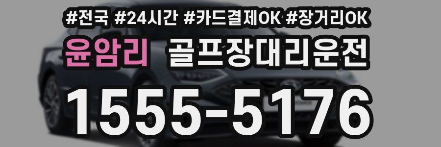 윤암리 골프장대리운전