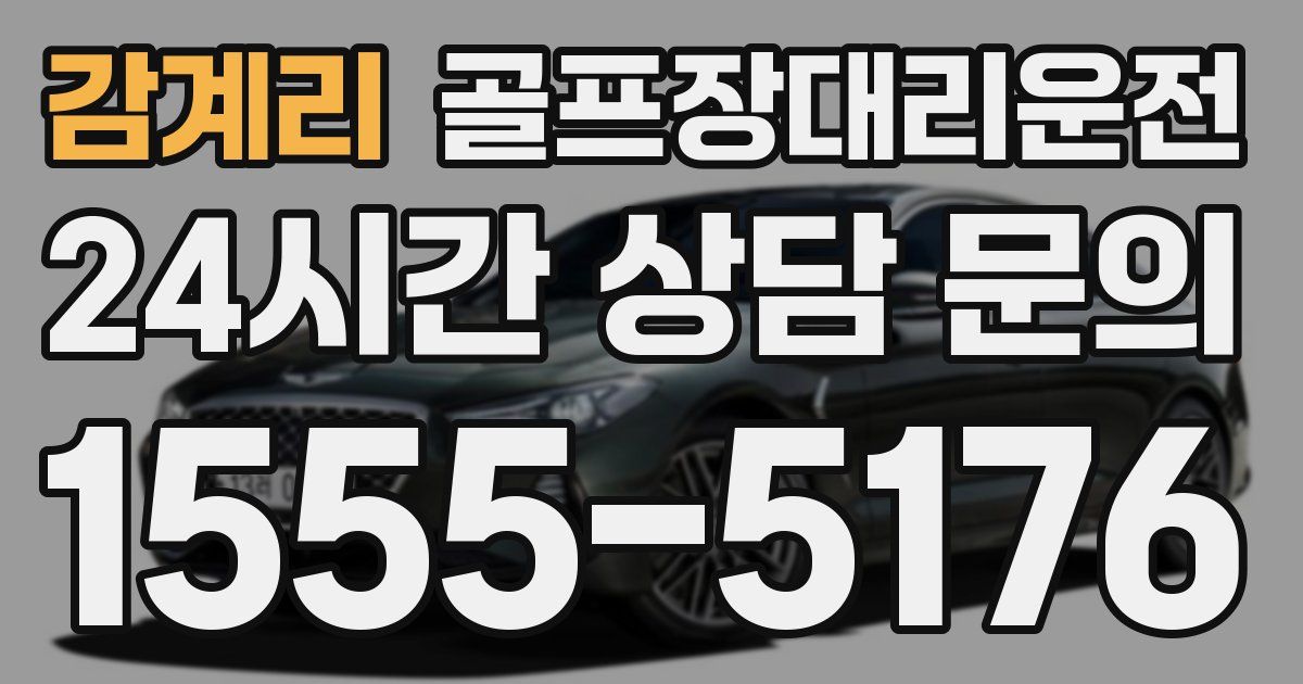 골프장대리운전 서비스