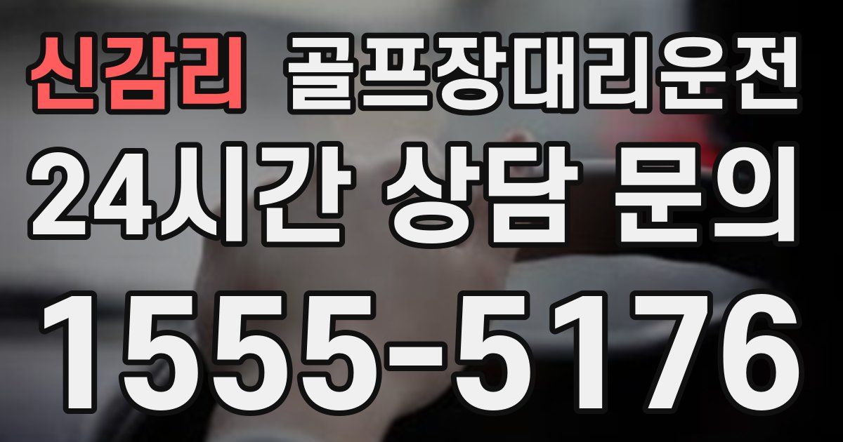 골프장대리운전 서비스