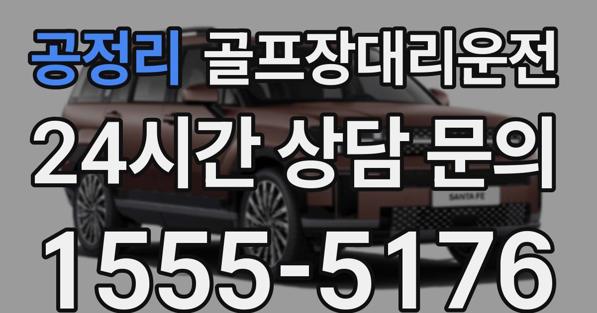 골프장대리운전 서비스