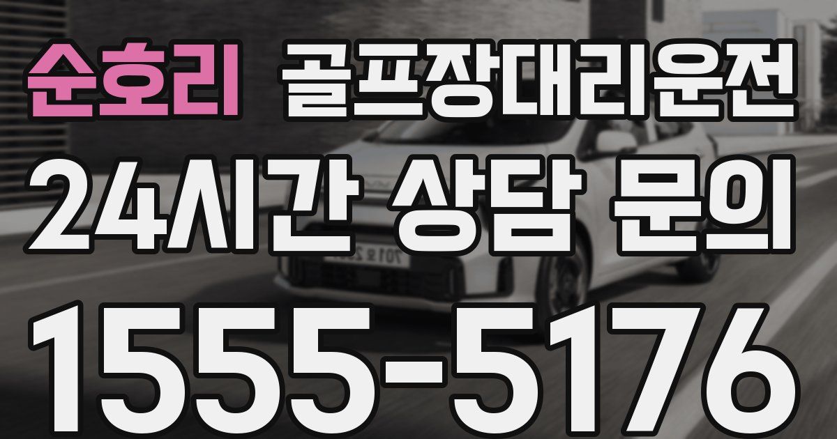 골프장대리운전 서비스