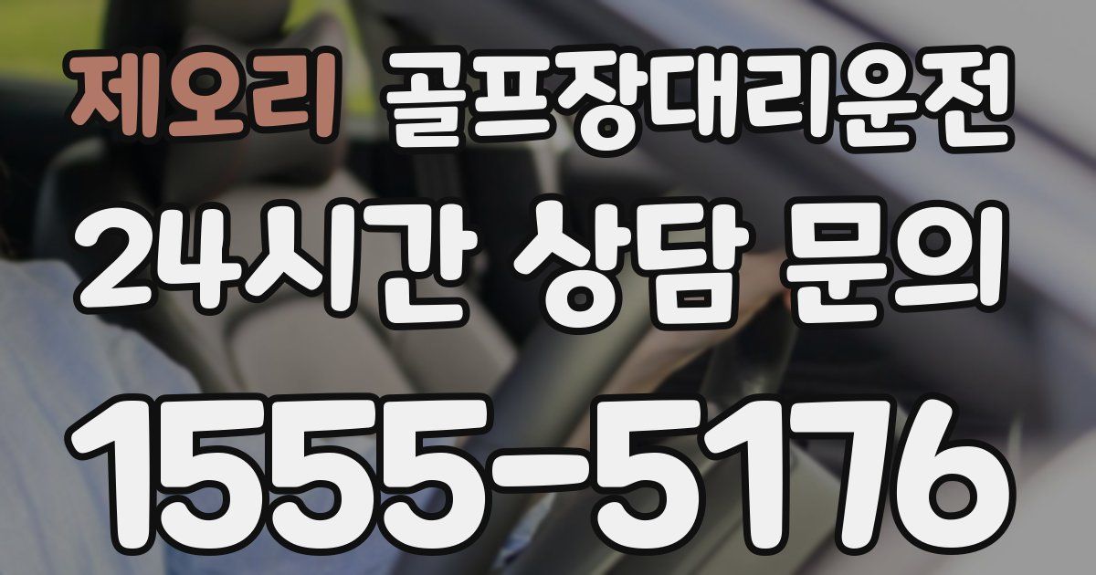 골프장대리운전 서비스