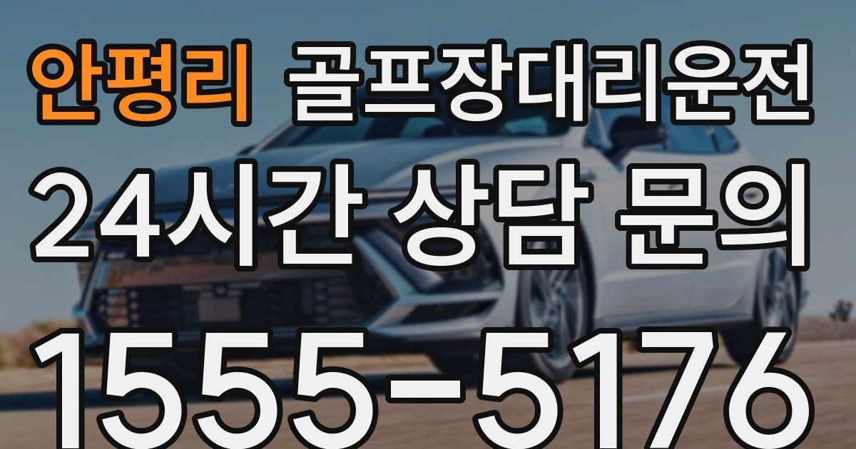 골프장대리운전 서비스