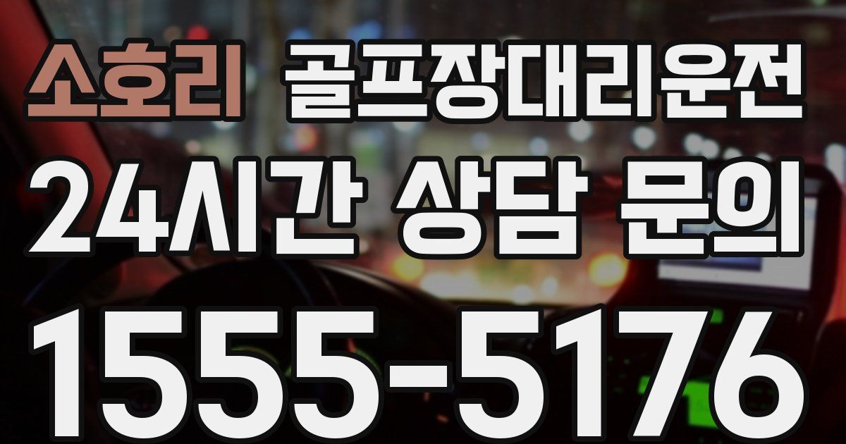 골프장대리운전 서비스