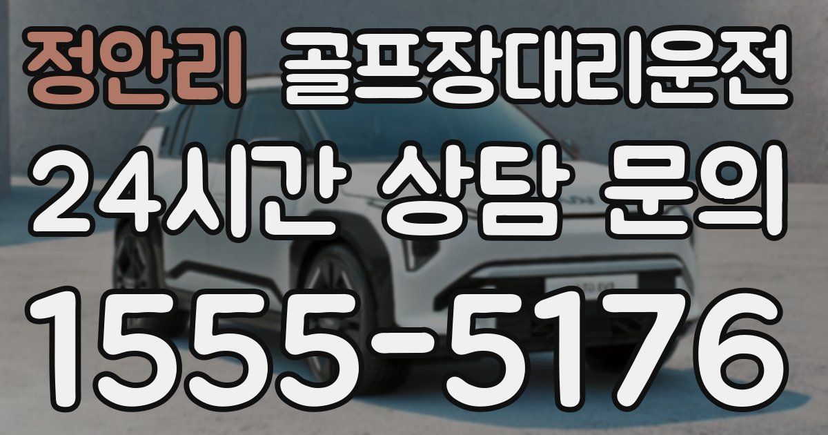 골프장대리운전 서비스