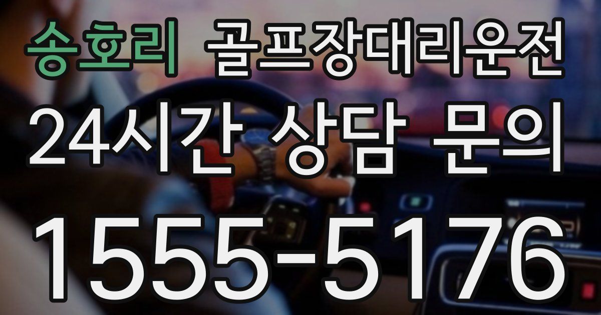 골프장대리운전 서비스