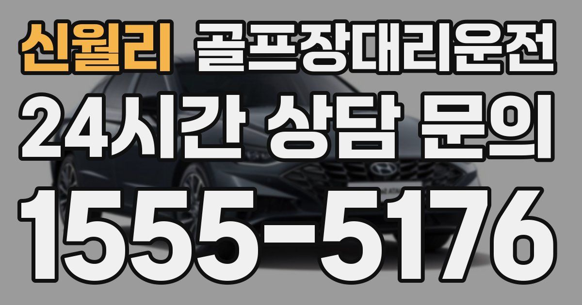 골프장대리운전 서비스