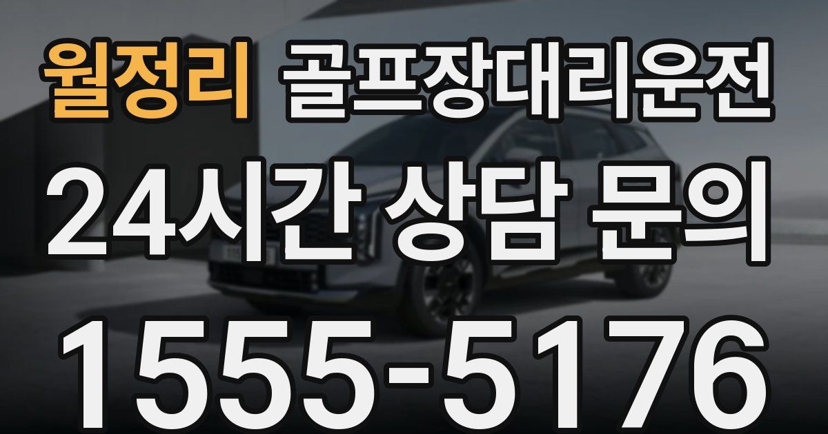 골프장대리운전 서비스