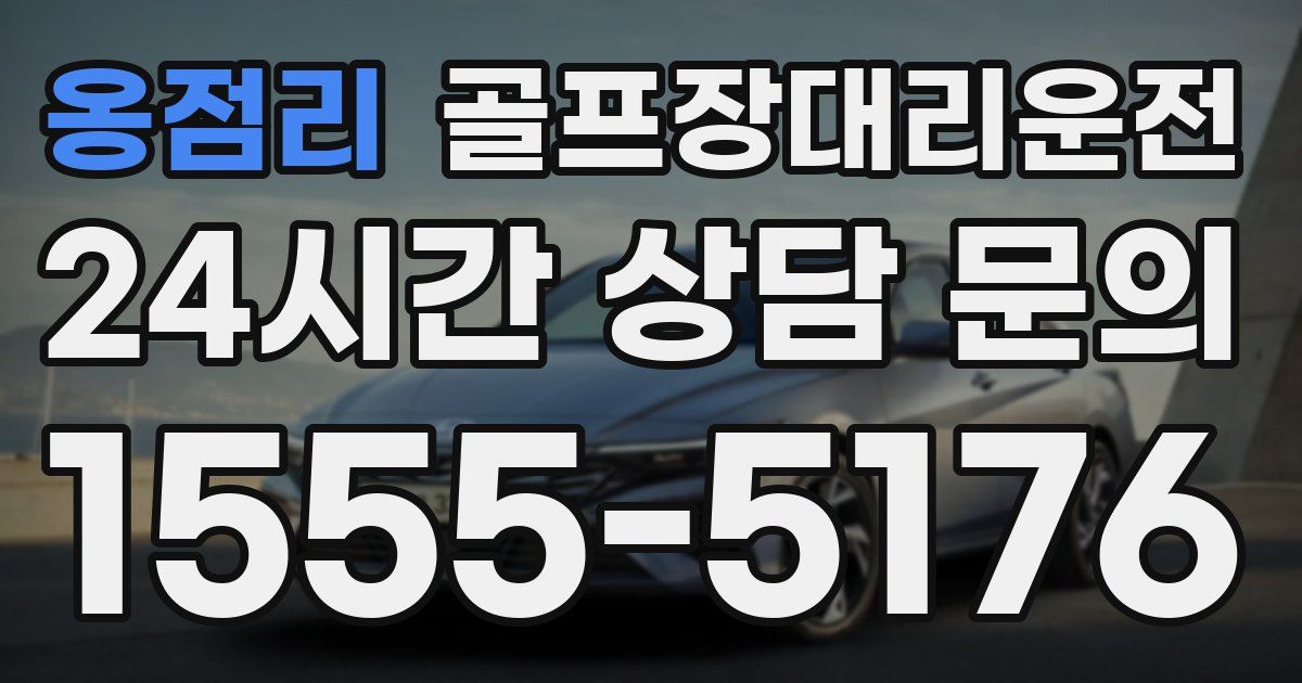 골프장대리운전 서비스