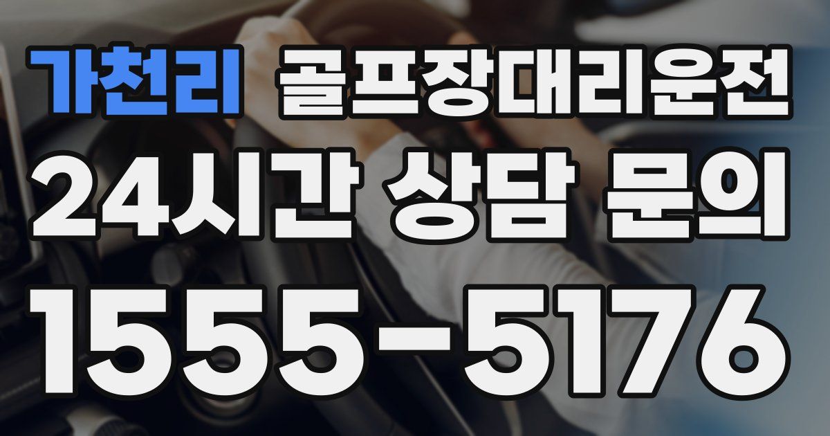 골프장대리운전 서비스