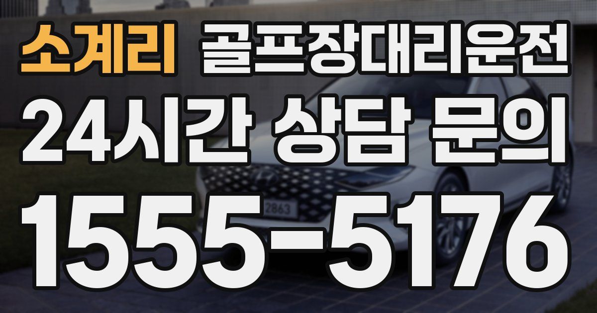 골프장대리운전 서비스