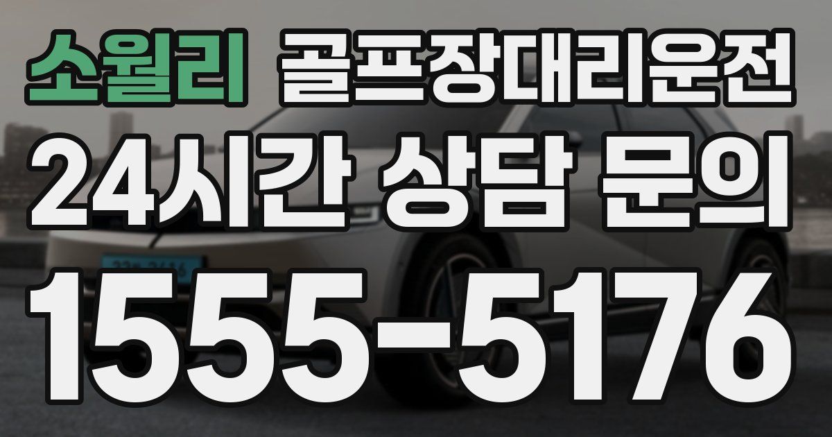 골프장대리운전 서비스