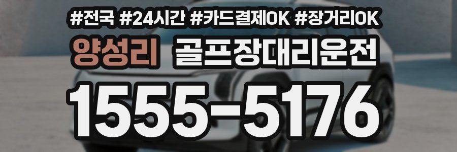 양성리 골프장대리운전