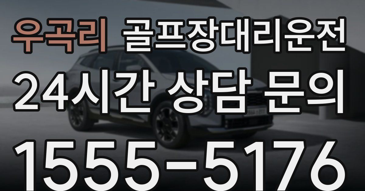 골프장대리운전 서비스