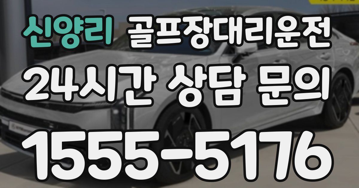 골프장대리운전 서비스