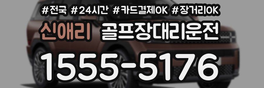 신애리 골프장대리운전