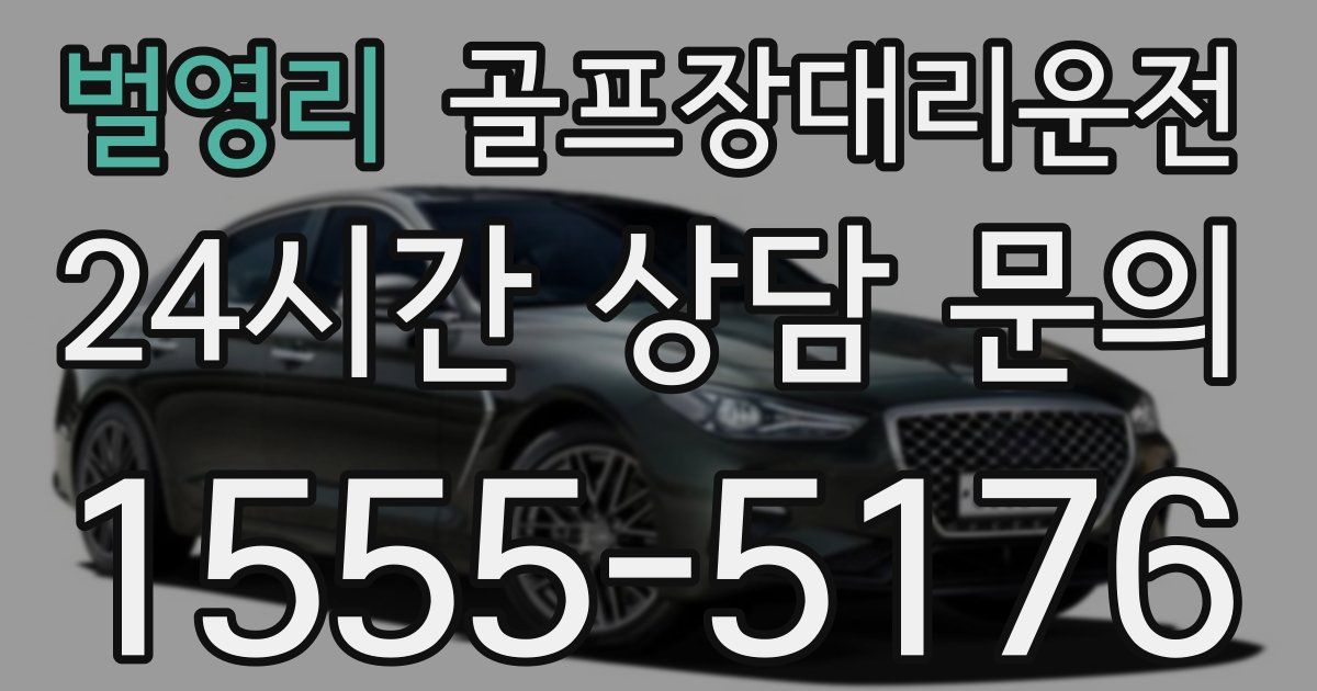 골프장대리운전 서비스