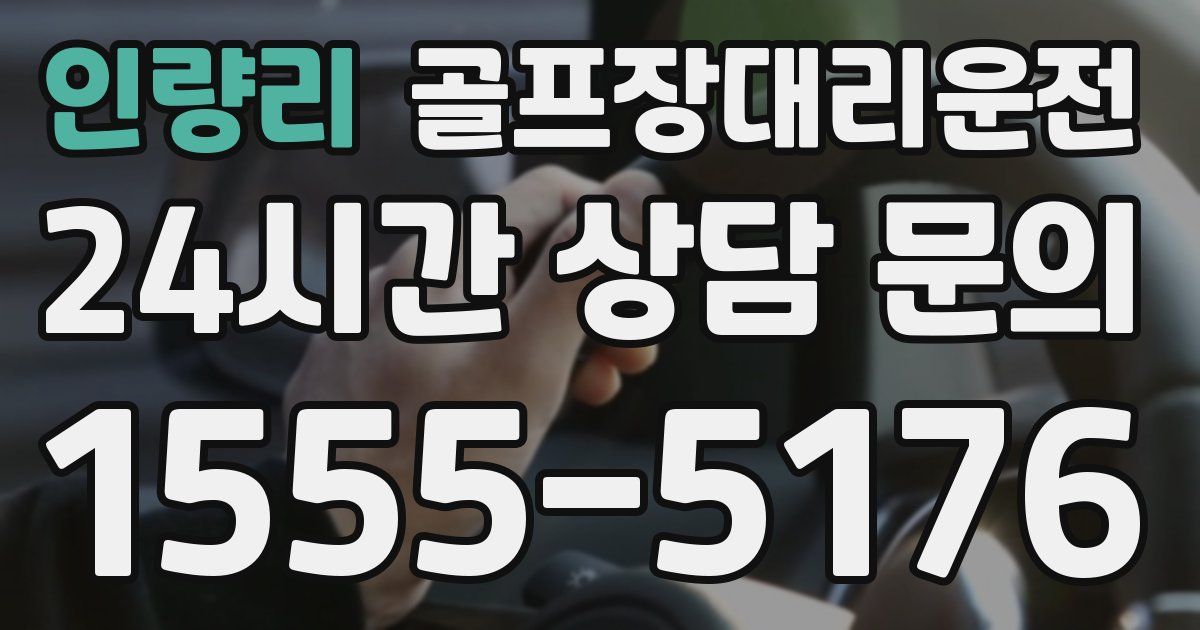 골프장대리운전 서비스