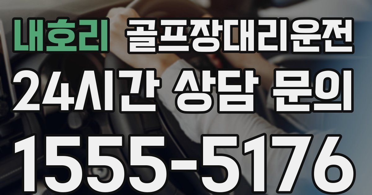 골프장대리운전 서비스