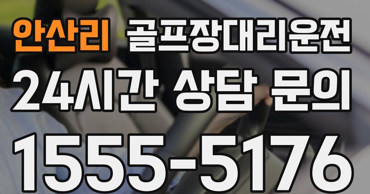 골프장대리운전 서비스