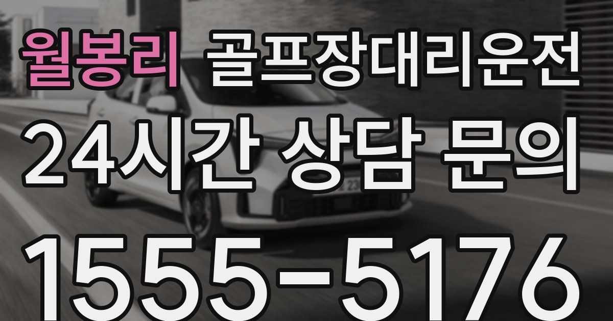 골프장대리운전 서비스