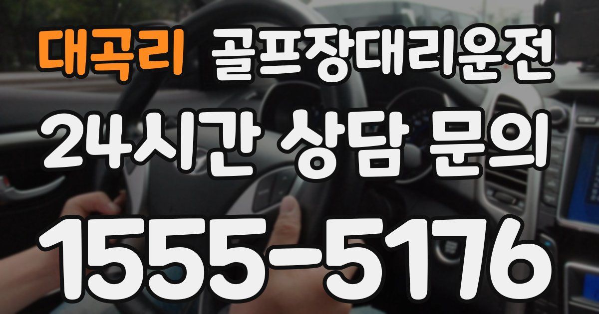 골프장대리운전 서비스