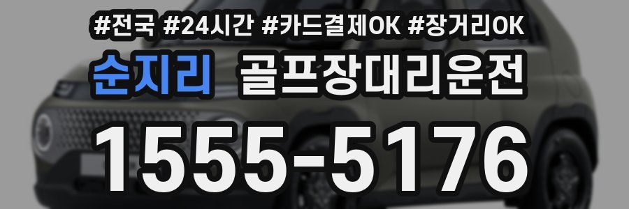 순지리 골프장대리운전