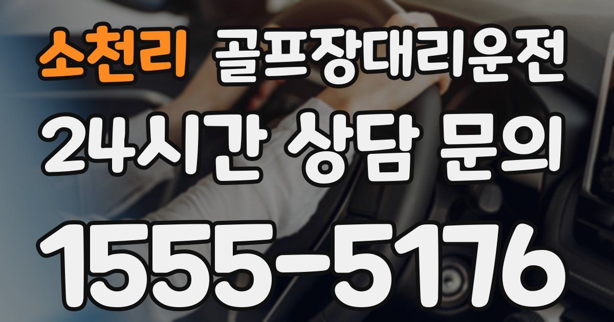 골프장대리운전 서비스
