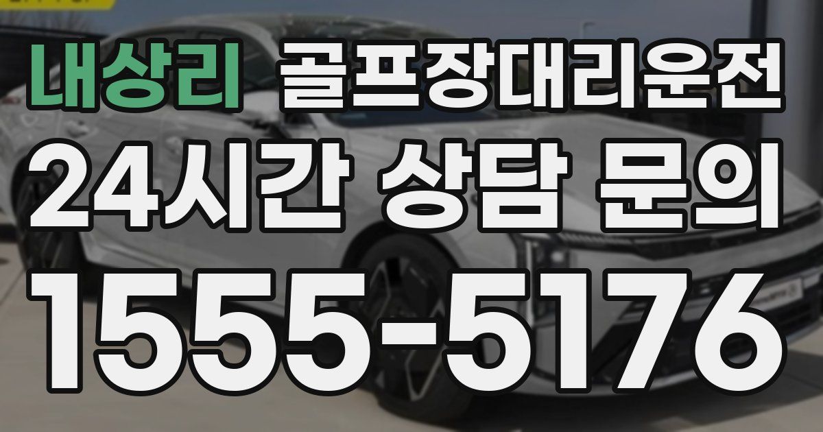 골프장대리운전 서비스