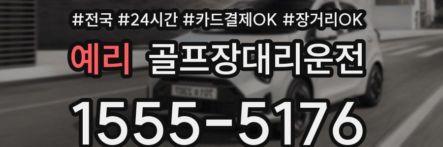 예리 골프장대리운전