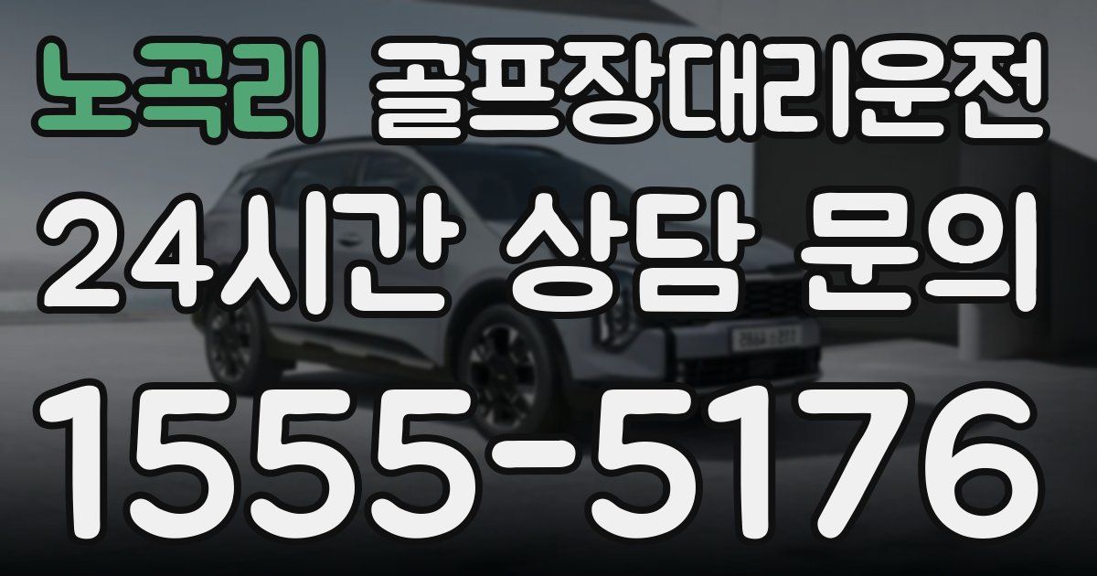 골프장대리운전 서비스