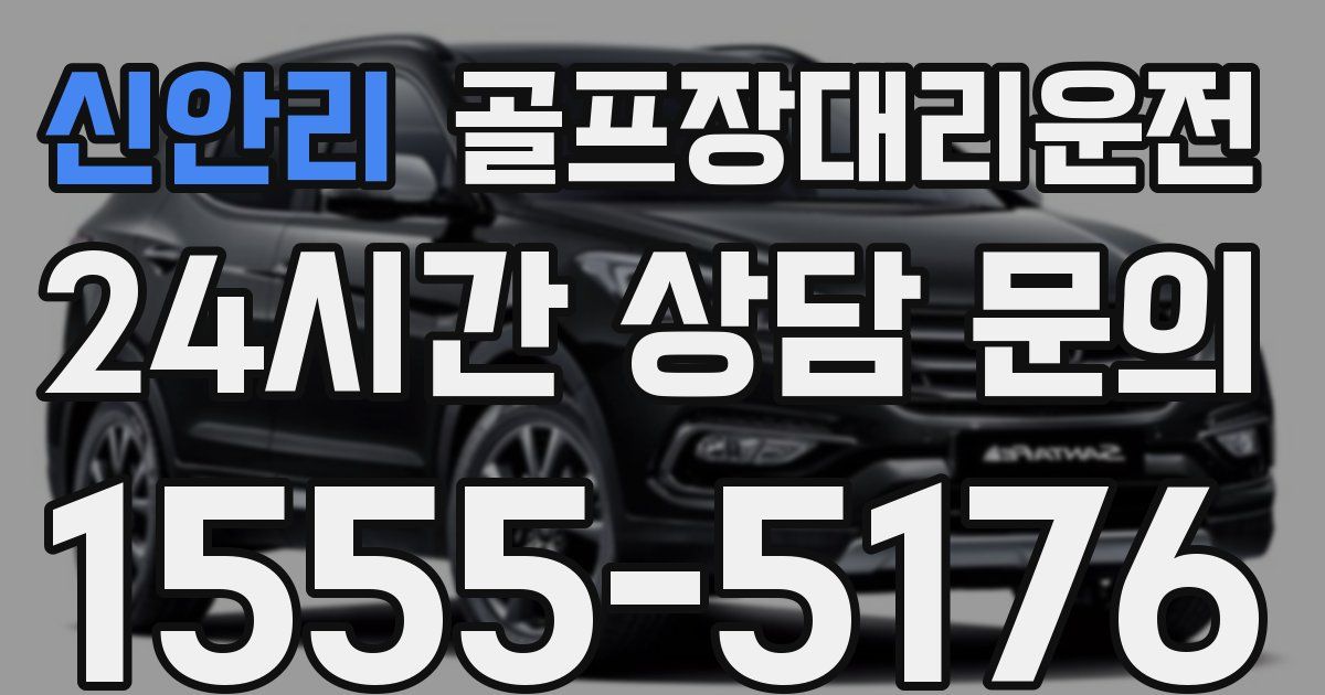 골프장대리운전 서비스