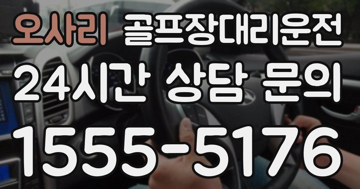 골프장대리운전 서비스