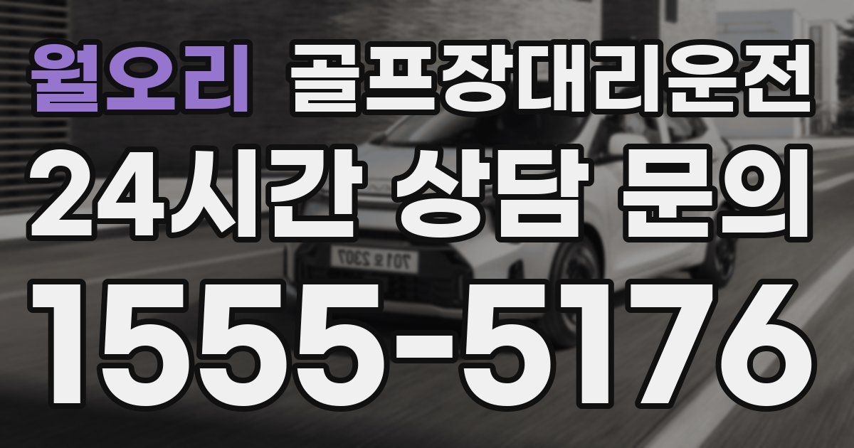 골프장대리운전 서비스