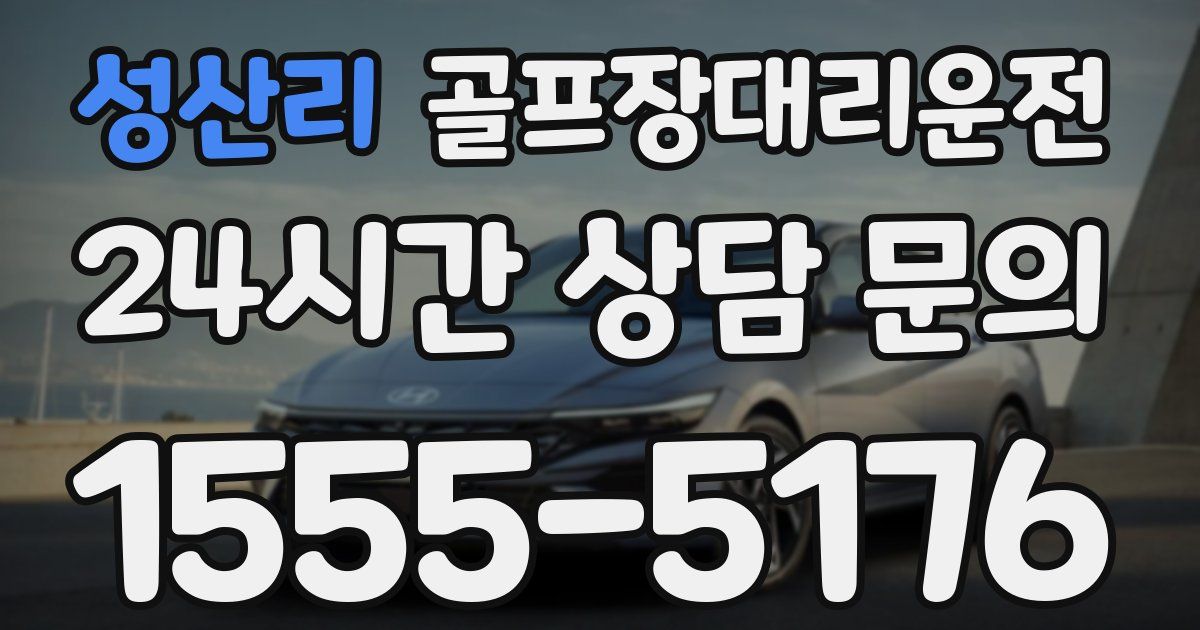 골프장대리운전 서비스