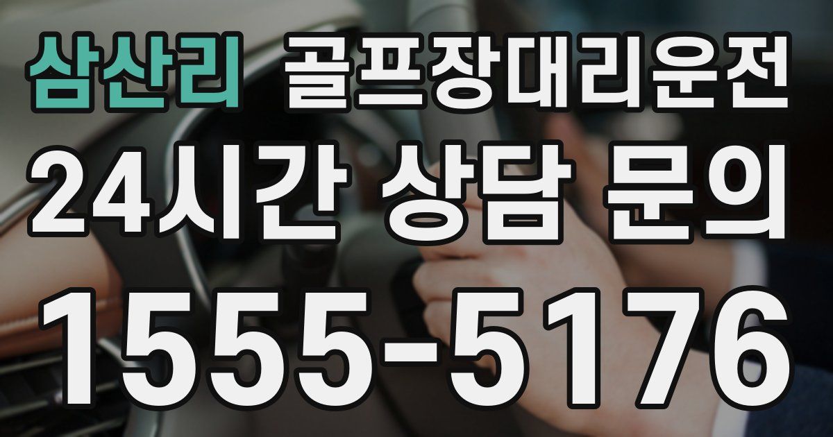 골프장대리운전 서비스