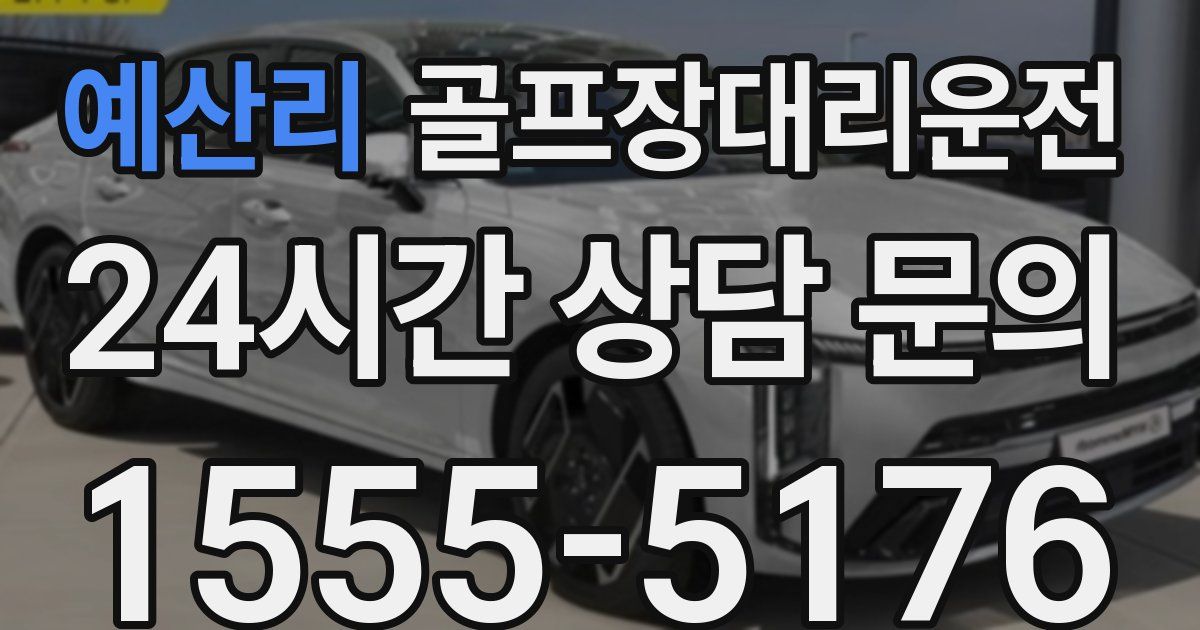 골프장대리운전 서비스